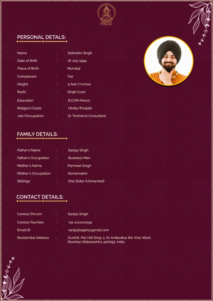 biodata